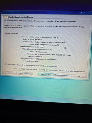 Portátil HP Pavilion dv7 Negro