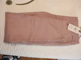 Pantalón Jack & Jones Talla Slim 31-32, rosa palid