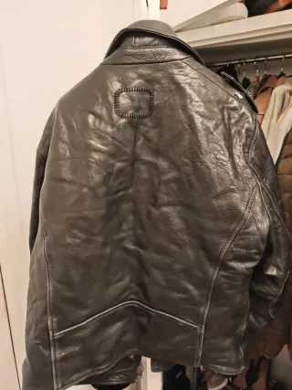 Chaqueta Biker Tigha Negra Talla XL y L