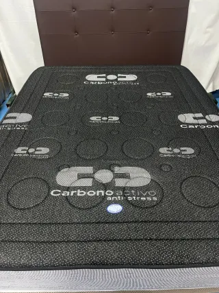 Base tapizada + Colchón 150x190