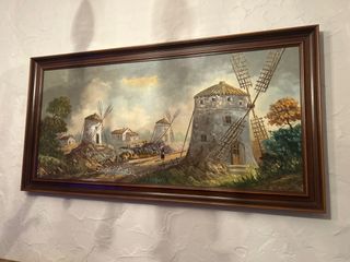 Cuadro de molinos de viento