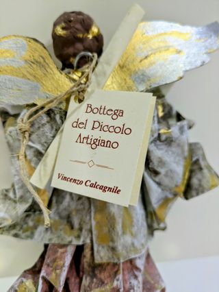 Ángel artesanía papel maché Lecce Italia