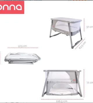 Minicuna, cama de viaje y parque de juegos 3 en 1