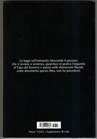 Elio Veltri: LA LEGGE DELL'IMPUNITÀ (Berlusconi)