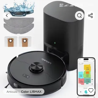 Robot Aspirador Lubluelu L15MAX con Torre