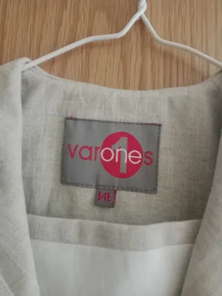 Traje comunión niño lino talla 14