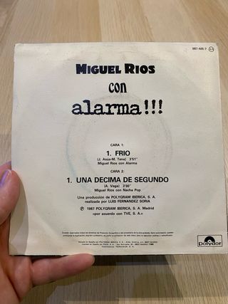 Vinilo lp Miguel Rios Frio