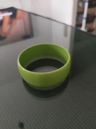 Pulsera de flamenca verde oliva