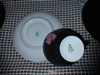 Set 6 Tazze da Tè Bavaria con Rose