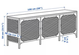 Mueble TV industrial metal y madera
