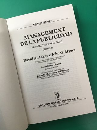 Management de La Publicidad (2ts) (Spanish Edit...