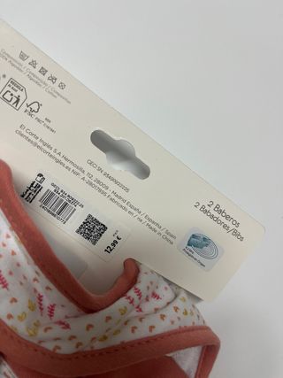 2 Baberos Bebé Diseño Animal