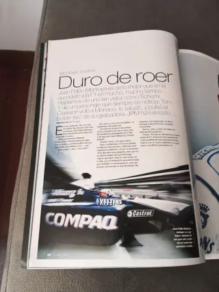 Revista F1 Racing Juan Pablo Montoya