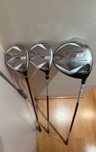 Maderas Taylormade R9 Driver, 3 y 5 Flex R