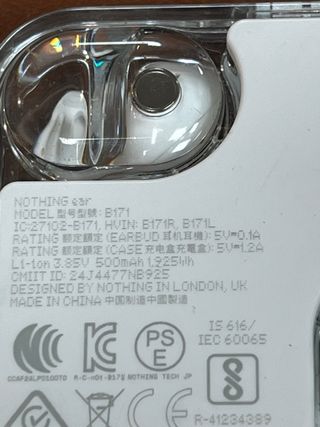 Nothing Ear Auriculares Bluetooth #7NB925