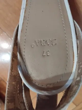 Sandalias Zara Blancas