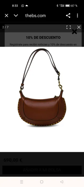 Bolso Hombro Isabel Maran Burdeos