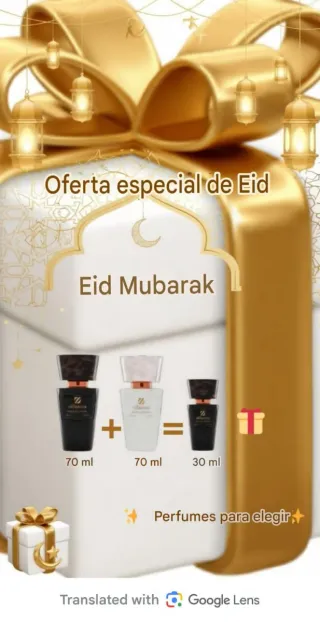 Perfumes Eid Mubarak - Oferta Especial