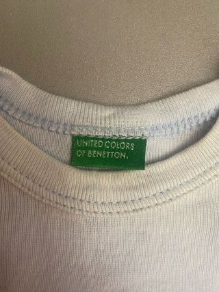 Maglietta Benetton Baby Orsetto Azzurra