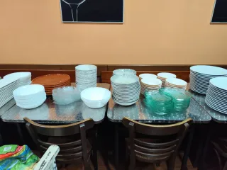 Vajillas hostelería por lotes