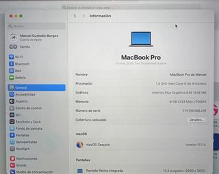 MacBook Pro 13 2019 Plata