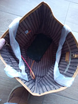 Bolso Louis Vuitton Marrón y Rosa