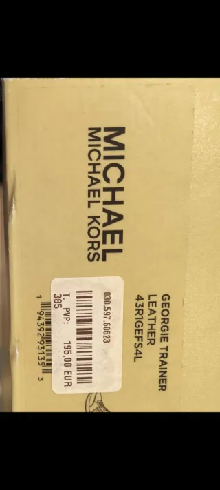 Zapatillas Michael Kors Beige/Oro Talla 38.5