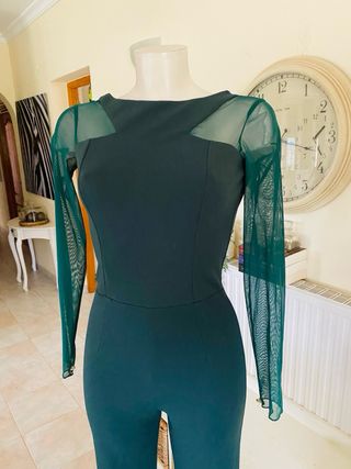 Mono elegante verde esmeralda