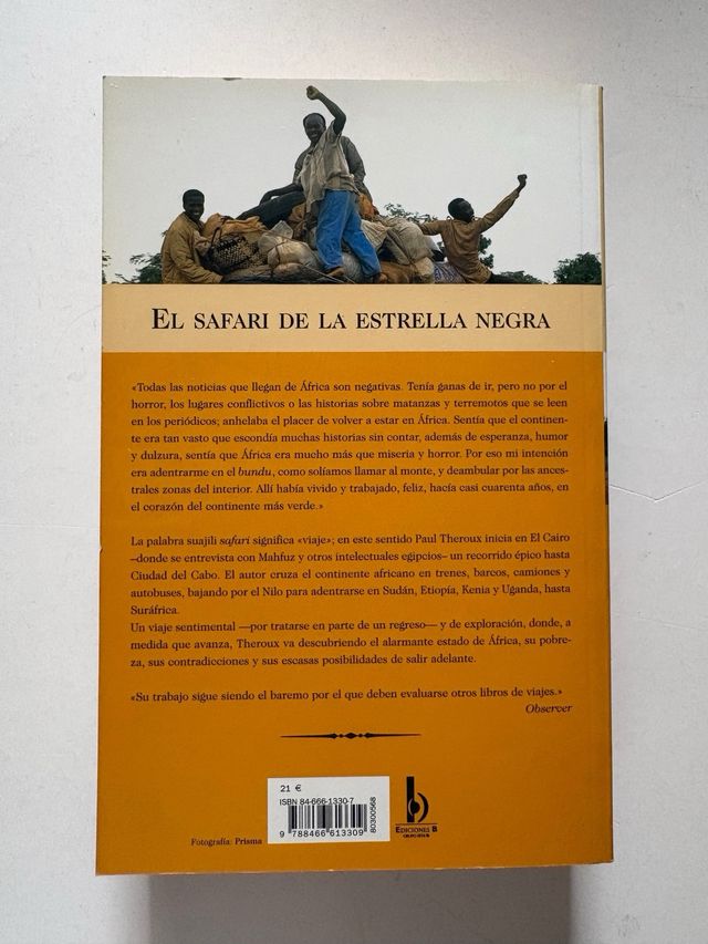EL SAFARI DE LA ESTRELLA NEGRA Paul Theroux