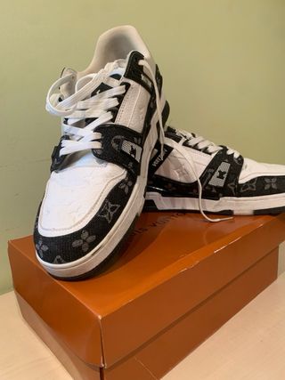 Zapatillas Louis Vuitton Hombre Blancas y Negras