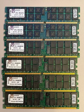 Lote Memorias RAM ECC