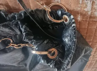 Pack 2 Bolsos Lola Casademunt Negro y Dorado