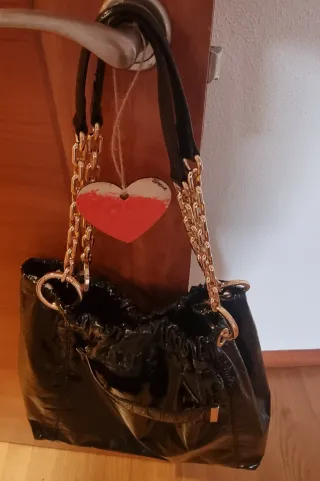 Pack 2 Bolsos Lola Casademunt Negro y Dorado