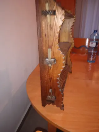 Estantería madera tallada vintage