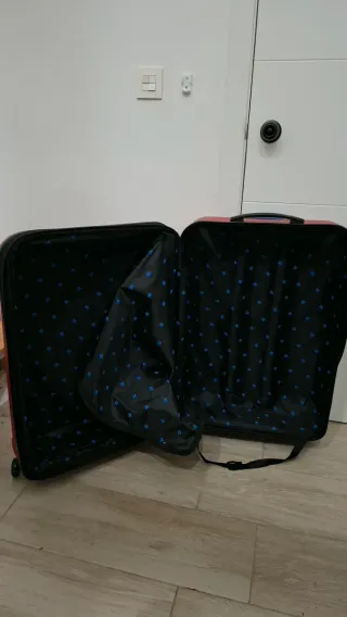 Maleta Grande L Turquesa y maleta grande L roja