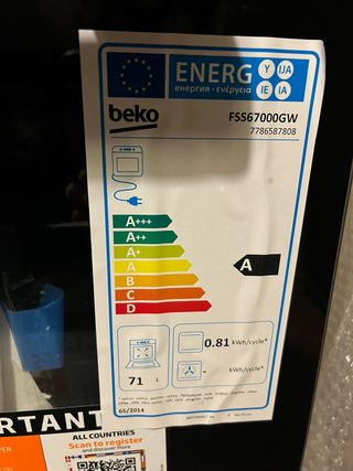 Cocina Eléctrica Placa y Horno