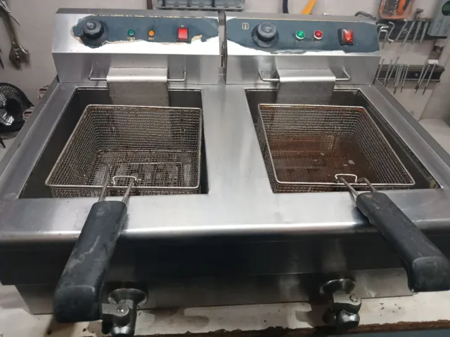 Freidora Doble Industrial 10L