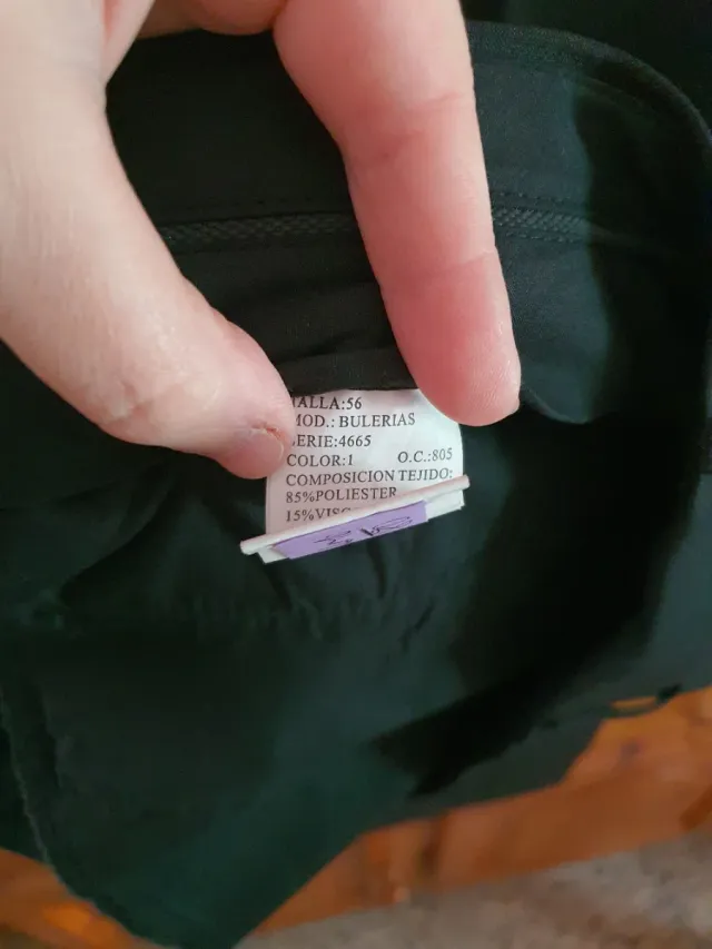 Traje de hombre negro