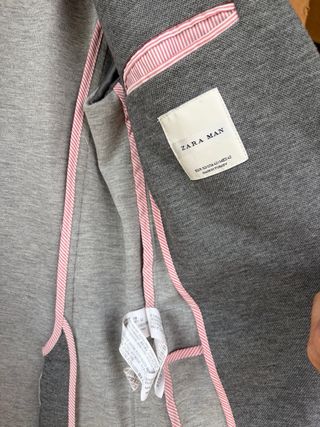 Americana Zara Gris Talla XL