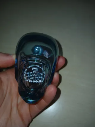 Teschio Vetro Blu Police