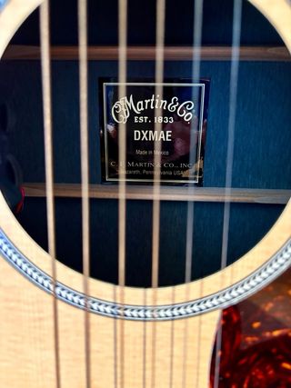 Guitarra Martin DXMAE Electroacústica