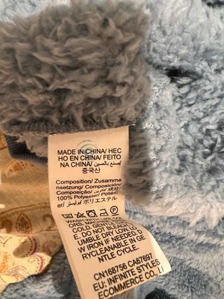 Sudadera pelo azul Manfinity