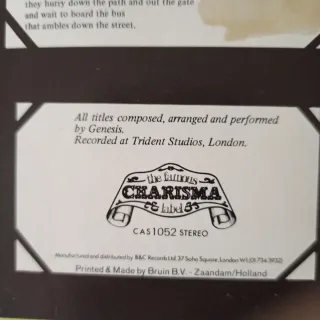 Vinilo Genesis - Nursery Cryme