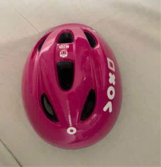 Casco Bicicleta Niña Adco Fucsia