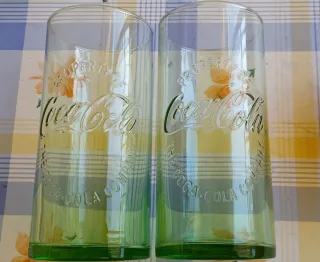 2 Vasos Coca-Cola Verdes