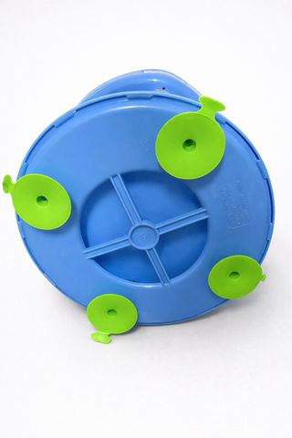 Asiento de baño para bebé azul
