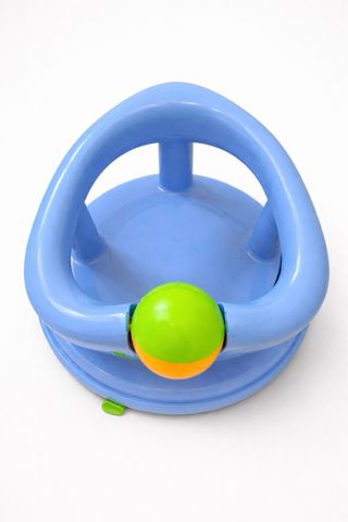 Asiento de baño para bebé azul