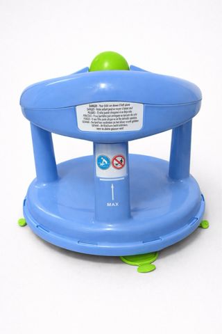 Asiento de baño para bebé azul