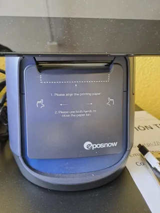 TPV Táctil Posnow Negro con impresosa integrada...