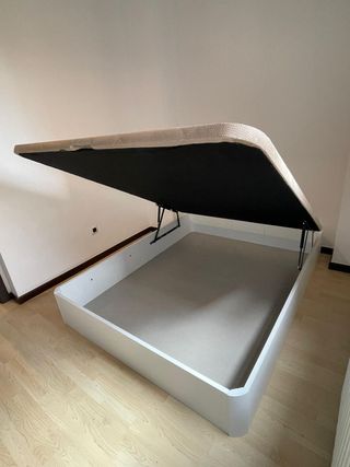 Canapé abatible madera y tela